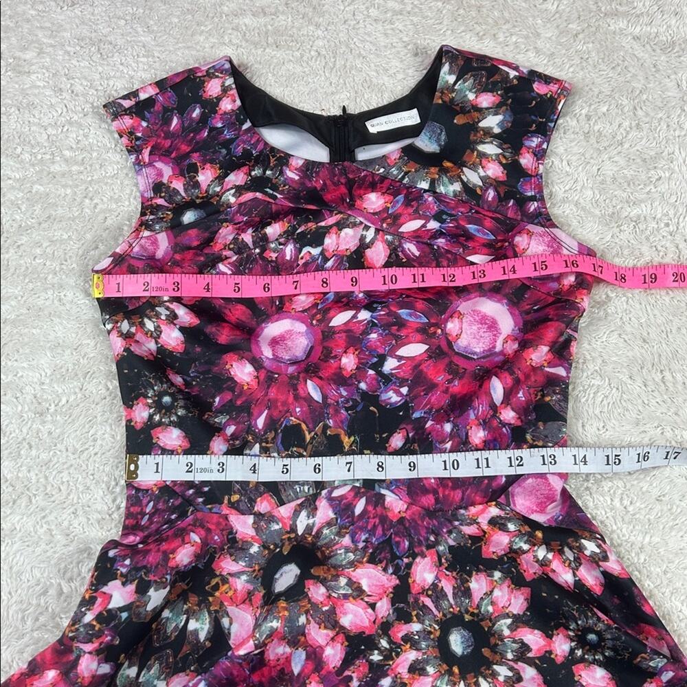 Quan Collection floral print fit and flare dress, 40 med NWT - Picture 5 of 9